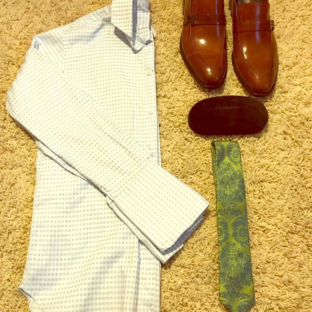 Long Sleeve Tailored Men’s Dress Shirt